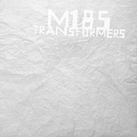 © Ute Ploier und Ralf Herms weiße Plattenhülle, bedruckt mit M185 - "Transformers"