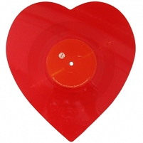 © Stones Throw Die herzförmige Vinylsingle zu 'Just Ain't Gonna Work Out'