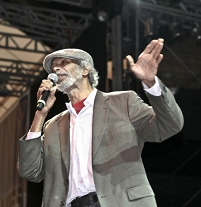 © Christof Moderbacher Gil Scott-Heron auf der Bühne