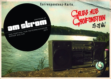 © amstrom Flyer des Am Strom Festivals