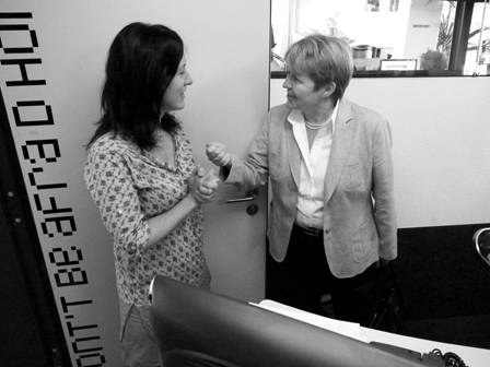 © fm4/pamela russmann Brigitte Ederer im FM4 Studio