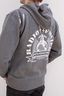 © Radio FM4 der fm4 hoody, grau mit einer grafik auf der rückseite