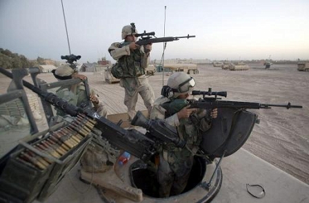 © EPA US army snipers in Iraq