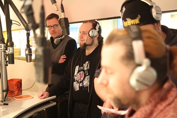 © FM4 / Alex Wagner Rotzpipn & Das Simmeringer Faustwatschenorchester im Radiostudio