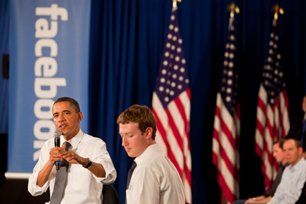 © EPA Barack Obama und Mark Zuckerberg