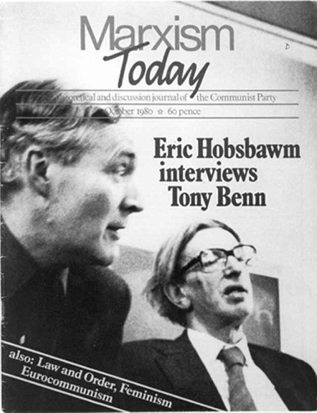 © Marxism Today Cover Marxism Today. Eric Hobsbawm interviews Tony Benn.