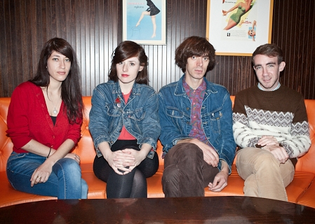 © Bella Union UK Band Veronica Falls 2 Frauen , 2 Männer (jung)