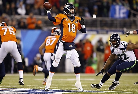 © APA/EPA/PAUL BUCK Peyton Manning Quaterback Denver Broncos