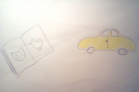 © Miriam Glock Ein Buch und ein Auto