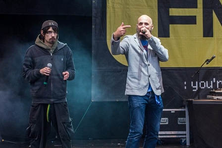 © Andreas Kepplinger Def Ill & Laima live beim Linzfest 2014