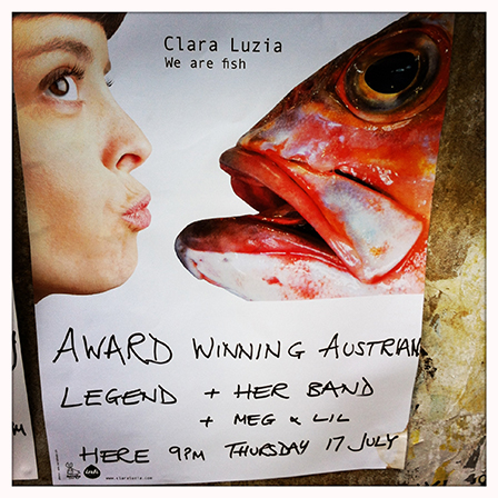 © Clara Luzia Konzertplakat