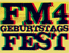 Plakat-Sujet zum FM4 Geburtstagsfest