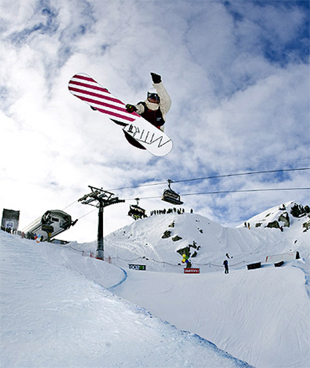 Snowboarderin Lisa Wilk 