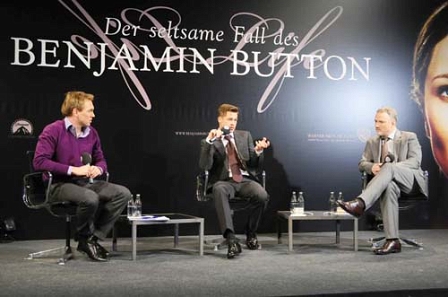 Brad Pitt & David Fincher bei der Berlin Premiere von 'The Curious Case Of Benjamin Button'