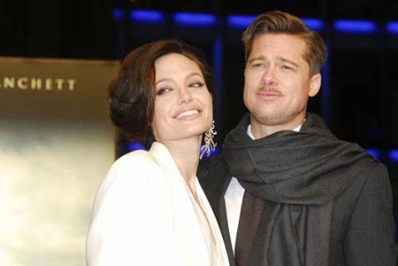 Brad Pitt & Angelina Jolie bei der Berlin Premiere von 'The Curious Case Of Benjamin Button'