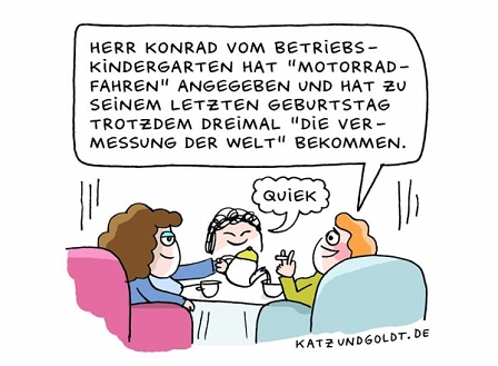 Comic von Katz & Goldt