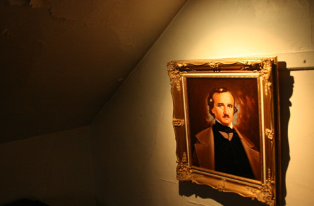 Gemälde von Edgar Allen Poe aus dem Cottage in Brooklyn