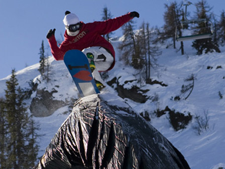 Snowboarder Sani Alibabic