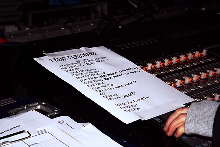 Setlist von Franz Ferdinand