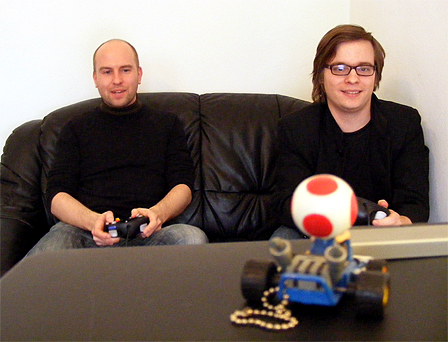 Markus und Philipp von der Wiener Games-Entwicklerfirma Bobblebrook