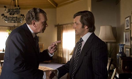 Michael Sheen als David Frost & Frank Langella als Richard Nixon in "Frost/Nixon"