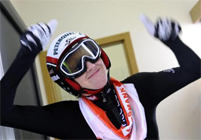 © APA/Barbara Gindl Die Skispringerin Daniela Iraschko