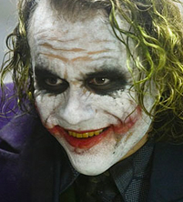 Heath Ledger als Joker in "The Dark Knight"