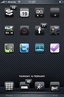 © David Dempsey Screenshot of a jailbroken iphone