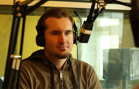 Max Lalouschek im FM4 Studio