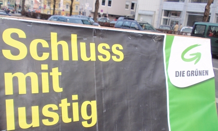 Wahlplakat Grüne