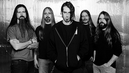 Lamb Of God (v.l.n.r.: Chris Adler (dr), John Campbell (bass), Randy Blythe (voc.), Willie Adler (git.), Mark Morton (git.)