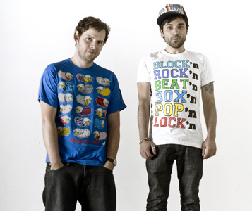 Chris De Luca und Phon.o - das DJ_Duo aus dem Hause Shitkatapult.