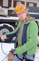 Eisklettern Fieberbrunn Einbinden