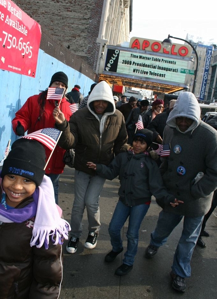 Apollo Theater in Harlem, 20. Januar 2009