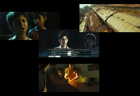 Verschiedene Szenenbilder aus "Slumdog Millionaire"