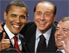 Obama, Berlusconi und Medwedew