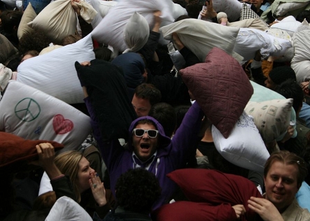 Pillow Fight, New York