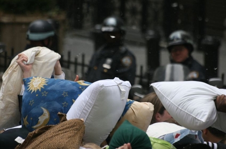 Pillow Fight, New York