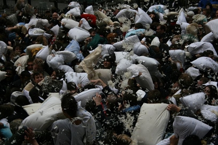 Pillow Fight, New York