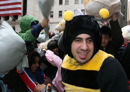 Pillow Fight, New York