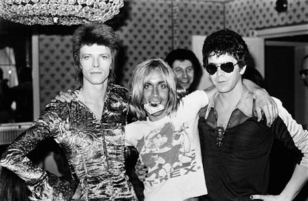 David Bowie, Iggy Pop, Lou Reed