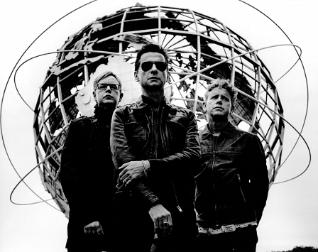 Depeche Mode (von links nach rechts: Andres Fletcher, Dave Gahan, Martin L. Gore)