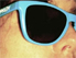 © trouble andrew sonnenbrille mit blauem rand