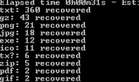 © PhotoRec / www.cgsecurity.org/wiki/PhotoRec Screenshot of a data recovery tool