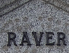 "raver" aufschrift