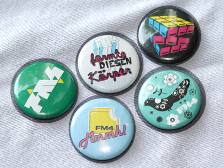 Die FM4 Buttons