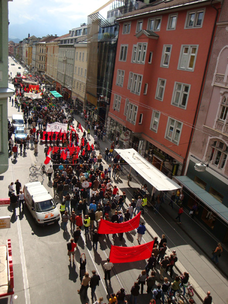 Gegendemo Festkommers