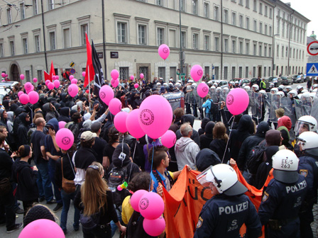 Gegendemo Festkommers