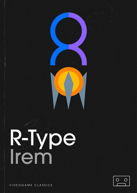 Ein alternatives Cover zum Videospiel "R-Type".