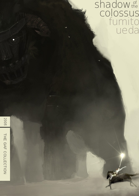 Ein alternatives Cover-Design für das Videospiel "Shadow of the Colossus".